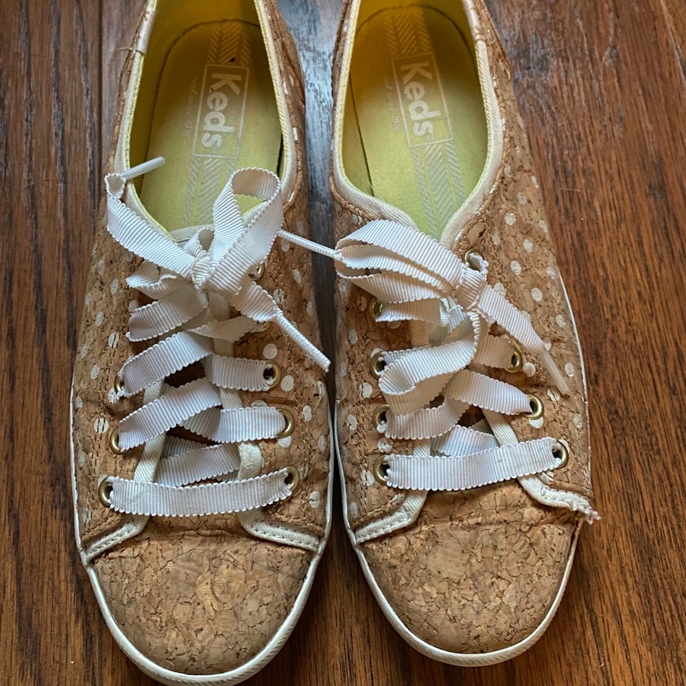 Cork Polka Dot Keds ‘Rally’ Sneakers